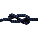 Купить Forniture nautiche italiane 805224 100 m Скрученная веревка Navy Blue 24 mm  7ft.ru в интернет магазине Семь Футов