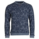 Sea ranch 17-7-142-4107-M Свитер Свитер Mitch Printed Голубой Sr Navy / Dark Navy M