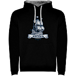 Kruskis SU1067060258C051 Толстовка с капюшоном Ship Two-Colour Черный Black / Grey 3XL