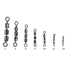 Купить Sele 800210 Тройные вертлюги Grey 10x7x5 7ft.ru в интернет магазине Семь Футов