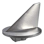 Super marine ANO255 Yamaha 40-70HP Короткий триммер. цинковый анод Серебристый Grey