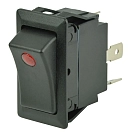 Купить Bep marine 1001714 On-Off-On 12V 1/4´´ Красный светодиодный однополюсный кулисный переключатель Black 7ft.ru в интернет магазине Семь Футов