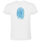 Купить Kruskis CA65500601S198 Футболка с коротким рукавом Sailor Fingerprint Белая White 3XL 7ft.ru в интернет магазине Семь Футов