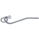Talamex 09478006 Слипхук Голубой  Silver 6 mm 