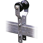 Tiedown engineering 241-86121 Киль роликовый с кронштейном Серебристый