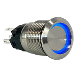 Pros NPE-731 AV11A211ER00 Синий светодиод D 19 Антивандальный Кнопки Серебристый Black