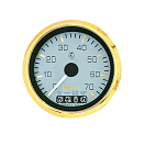 Купить Тахометр с системой контроля Faria Signature Gold Style 3.4" 34550 12В 7000об/мин серый/золотистый для подвесных моторов J/E 7ft.ru в интернет магазине Семь Футов