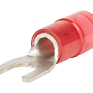 Вилочный кабельный наконечник / красный / 6–10 мм² / упаковка из 5 шт.