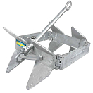 Купить Seachoice 50-43790 Коготь/плуг Большой якорь Серебристый Silver 25 Lbs  7ft.ru в интернет магазине Семь Футов