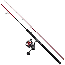 Купить PENN 1558952 Fierce IV Вращающееся комбо Красный Black / Red 2.42 m  7ft.ru в интернет магазине Семь Футов