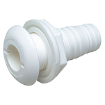 Seachoice 50-18071 Thru Hull Connector with Broad Flange Белая White 25 mm 