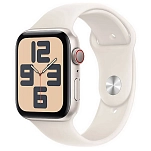 Apple MXGU3QL/A  Watch SE GPS + Cellular 44mm Sport Band Золотистый Starlight Aluminium / Starlight M-L