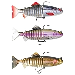 Fox rage NRE407-UNIT Мягкий приманка Replicant Jointed 130g 230 mm Silver Ghost