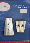 Комплект магниевых анодов для моторов Volvo Penta SX/DPS, Osculati 43.346.02