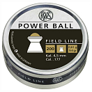 Купить Rws 132300921 Power Ball Metal Can 200 Units Серый  Grey 4.5 mm  7ft.ru в интернет магазине Семь Футов