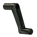 Jr products 342-20215 Пластиковая оконная ручка Серебристый Black 34.92 mm