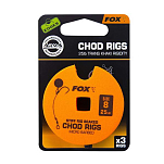 Fox international CCR155 Edges Standard Chod Rig Barbed Крюк Золотистый Transparent 4 