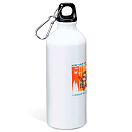 Купить Kruskis MD4049S101C089 Keep Calm Sloth Алюминиевая бутылка Белая White 7ft.ru в интернет магазине Семь Футов