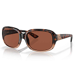 Costa 06S9041-90410358 поляризованные солнцезащитные очки Gannet Shiny Tortoise Fade Copper 580P/CAT2