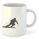 Купить Kruskis 42611S250 325ml Кружка «Лыжная тень» Белая White 325 ml (11 oz) 7ft.ru в интернет магазине Семь Футов