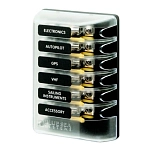 Seachoice 600400-unit Блок предохранителей 3AG Black 15x10x10