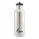 Купить Laken BSF100 Нержавеющая сталь Basic Flow бутылка 1L Бесцветный Silver 7ft.ru в интернет магазине Семь Футов