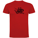 Купить Kruskis CA65500160K207 Футболка с коротким рукавом Psychedelic Octopus Красный Red S 7ft.ru в интернет магазине Семь Футов