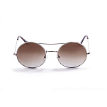 Ocean sunglasses 10.1 поляризованные солнцезащитные очки Circle Shiny Silver / Brown