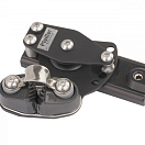 PFEIFFER End Fitting with double Sheaves and Cleat for Pfeiffer Marine X-Track / left / size 3 14508-bvs