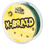 Sea monsters SMXB30030 X-8X 300 M Плетеная леска Зеленый Dark Green 0.300 mm 