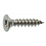 Euromarine 700148-UNIT TF 3.5x20 mm Шуруп Серебристый Grey