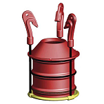 Oem marine NPRGNPFRSW001 Омыватель двигателя Глушитель  Red
