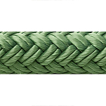 Seachoice 50-39711 Dock Line 13 mm Double Braided Nylon Rope Зеленый Forest Green 6 m 