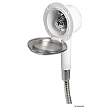 Палубный душ Classic Evo с лейкой Mizar шлангом 2,5м из нерж.стали и крышкой из нержавеющей стали вертикального монтажа, Osculati 15.250.83