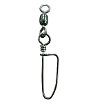 Blue crab BCSNAPSWIVEL50 Вертлюжок с застежкой 15 Единицы Серебристый Grey 50 Lbs
