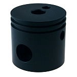 Sea recovery par2453512400 мембранная заглушка AW Dual 3´´ Black 10x8x8