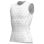 Alé L21137400-05 Базовый слой с коротким рукавом Quark Белая White XL