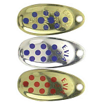 Evia H11SS1ORZ Dotty Mod 11 Simple Hook Barbless 1 Ложка 2.9g Многоцветный OR