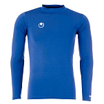 Uhlsport 100307808-XXS Базовый слой с длинным рукавом Distinction Colors Голубой Azure Blue 2XS