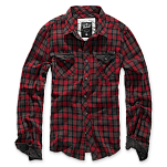 Brandit 4016-84-L Рубашка с длинным рукавом Check Duncan Красный Red / Brown L