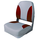 Поворотное кресло в лодку Classic High Back (Цвет-кресла-NSB Серый/Красный) 75101