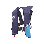 Надувной детский спасательный жилет Lalizas Omega 150N 20095 ISO 12402-4 синий до 40 кг с автоматическим пусковым механизмом и страховочным ремнём