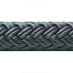 Seachoice 50-39881 Dock Line 16 mm Double Braided Nylon Rope Серый Navy 10.7 m 