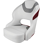 Wise seating 144-33141774 Baja Series Bucket Сиденье Белая Brite White / Grey / Dark Red