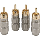 Aura RCA-P619 RCA коннекторы, 6 мм, вход, (1/4), упак. 4 шт RCA-P619_UPAK
