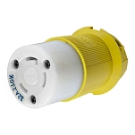 Hubbell 46762 HBL332CRCX 230V Женский штекер  Yellow / White 32A