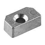 Цинковый анод Tecnoseal 01164 27x15x10мм трапециевидный для цилиндра двигателей Yamaha 150-350лс