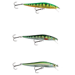 Mikado PWF-GT-10N-FT Wobbler Ghost Пескарь 100 мм 10,7 г Зеленый FT