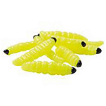 Ragot AWQ010055 Moth Grub Пластиковые черви Желтый Yellow