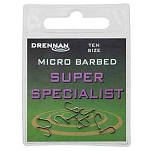 Drennan HESS012 Super Specialist Крючки С Одним Глазком Серебристый 12 